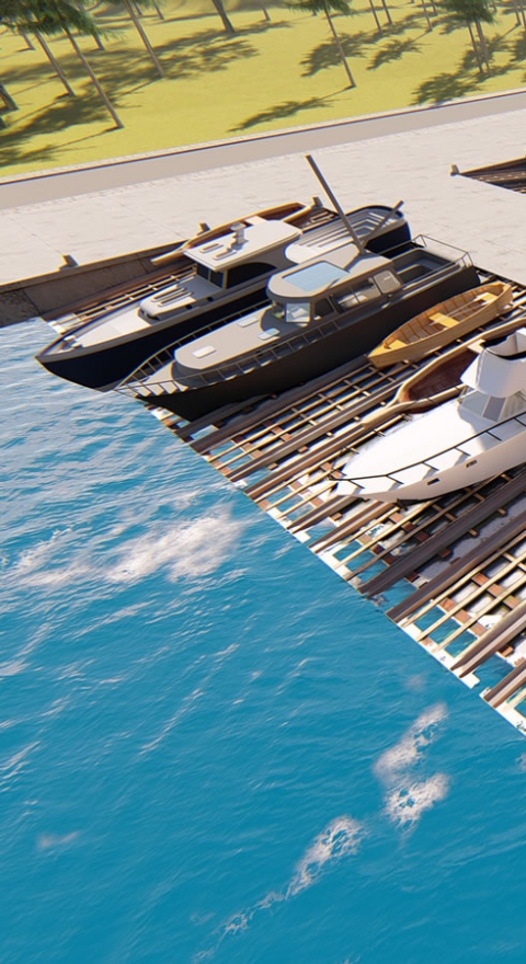 Marmaris - Çekek Rampaları Tasarım Projesi