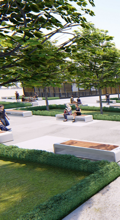 Marmaris - Tenis Kortları ve Yakın Çevresi Peyzaj Tasarım Projesi