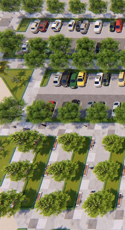 Marmaris - Tenis Kortları ve Yakın Çevresi Peyzaj Tasarım Projesi