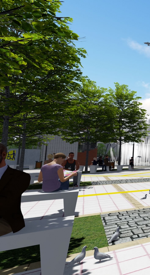 Rize Kent Meydanı Peyzaj Tasarım Projesi